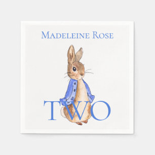 Serviette En Papier Custom Pierre le lapin 2e anniversaire