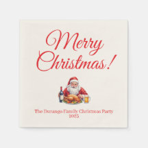 Customisable Jolly Santa Claus Christmas Party