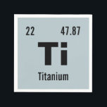 Serviette En Papier Customiser cet élément de chimie<br><div class="desc">Customisez ce geeky chimie tableau périodique des éléments papier napkin modèle. Entrez dans votre élément favori ou créez le vôtre ! Modifiez le nom de l'élément chimique, le symbole, le numéro atomique et la masse atomique. Cliquez sur personnaliser pour modifier la couleur de l'arrière - plan ou apporter d'autres modifications....</div>