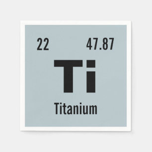 Serviette En Papier Customiser cet élément de chimie