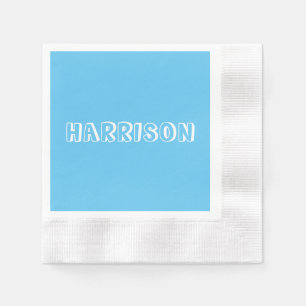Serviette En Papier Customiser, personnaliser le nom d'anniversaire, t