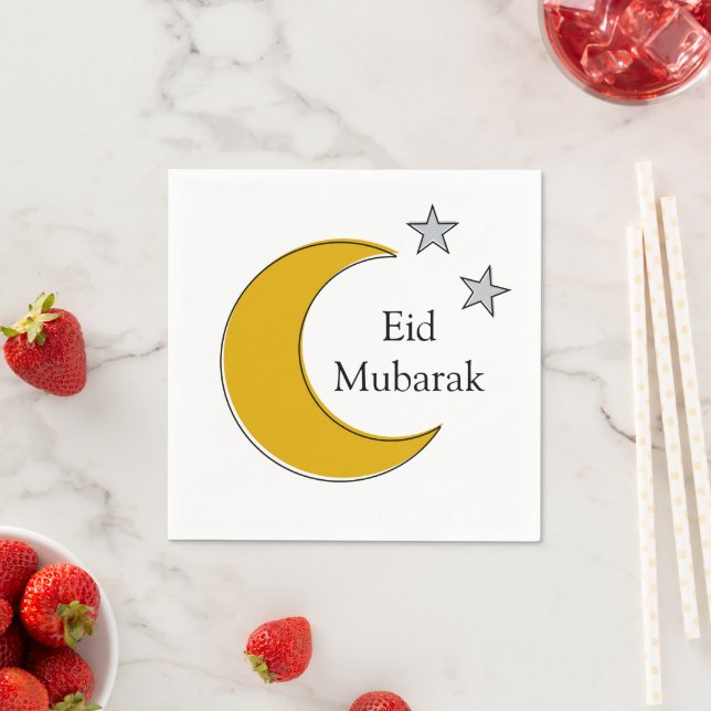 Serviette En Papier Customizable Eid Paper Napkins (En situation)