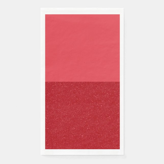 Serviette En Papier Customizable Half Tomato Red Guest Paper Napkin (Devant)