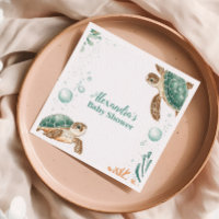 Cute Aquarelle Tortue de mer