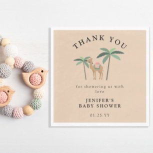 Serviette En Papier Cute Camel Baby shower Papier Napkin.