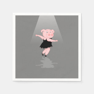 Serviette En Papier Cute Danse