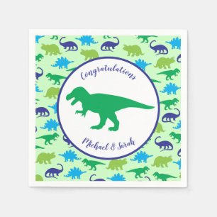 Serviette En Papier Cute Dinosaur Baby shower Dino T-Rex Boy