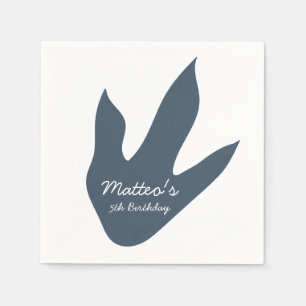 Serviette En Papier Cute Dinosaur serviettes d'anniversaire personnali