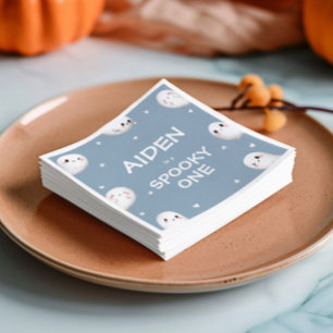 Serviette En Papier Cute Éffrayant Un Halloween garçon 1er anniversair