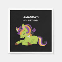Cute Frankenstein Unicorn Halloween Anniversaire