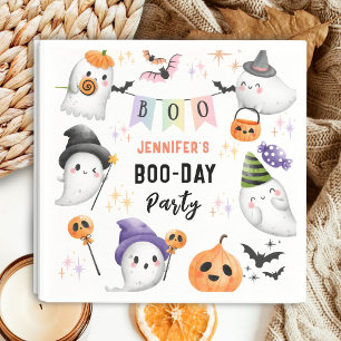 Serviette En Papier Cute Ghost Spooktacular Halloween Anniversaire
