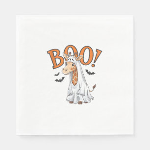 Serviette En Papier Cute Giraffe Boo Costume Halloween Zoo Lover _10