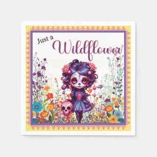 Serviette En Papier Cute Gothique Jardin Sugar Crâne