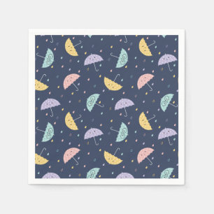 Serviette En Papier Cute Kawaii Motif parapluie serviettes