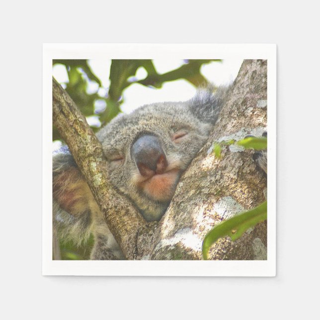 Serviette En Papier Cute Koala Bear Napkins (Devant)