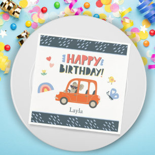 Serviette En Papier Cute Koala Girl