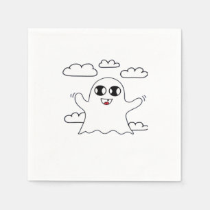 Serviette En Papier Cute Little Boo Style Créatif