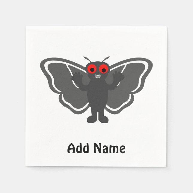 Serviette En Papier Cute Mothman (Devant)