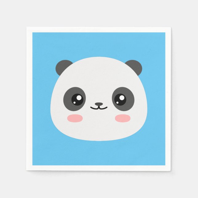 Serviette En Papier Cute Panda (Devant)