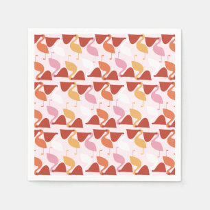 Serviette En Papier Cute Pelican Paper Napkins