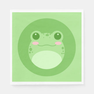 Serviette En Papier Cute Petite Grenouille