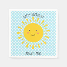 Cute Sunshine Bonne fête d'anniversaire