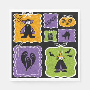 Serviette En Papier Cute Vampire Coquette Halloween
