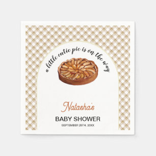 Serviette En Papier Cutie Pie Apple Pie Thanksgiving Baby shower