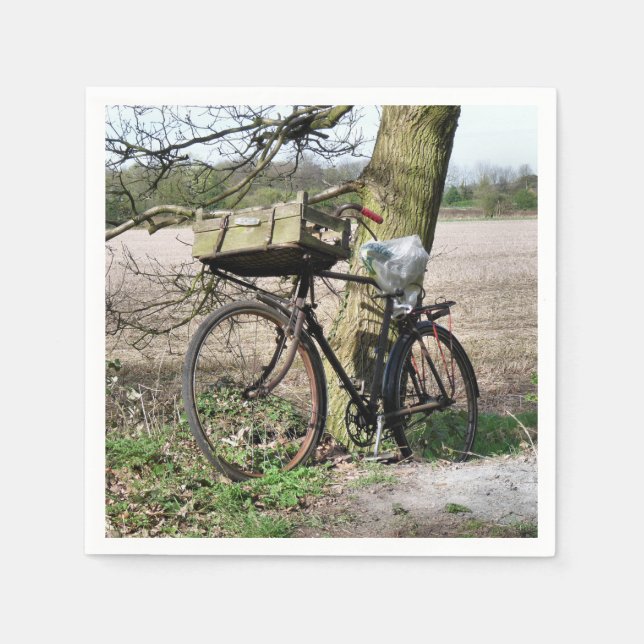 SERVIETTE EN PAPIER CYCLISME (Devant)