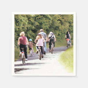 SERVIETTE EN PAPIER CYCLISME