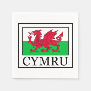 Serviette En Papier Cymru