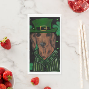 SERVIETTE EN PAPIER DACHSHING