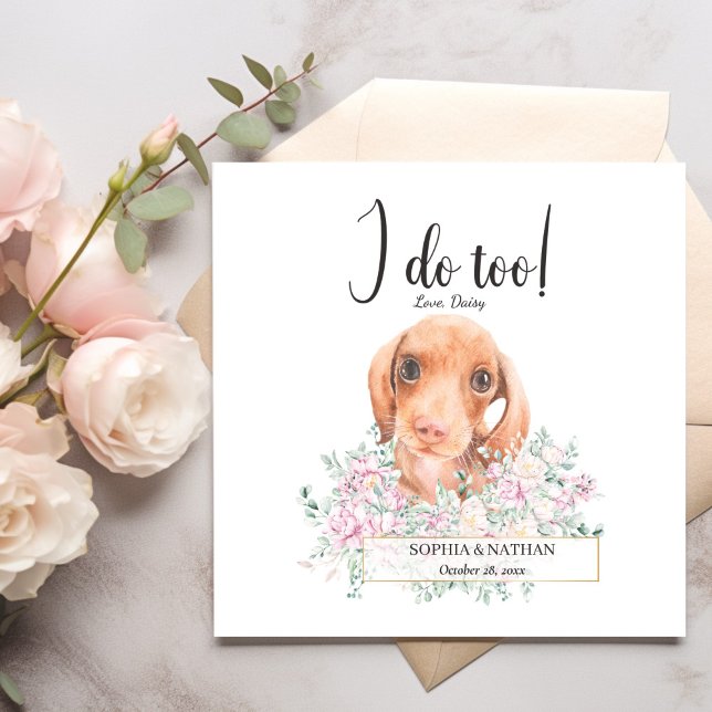 Serviette En Papier Dachshund Chien Chien Mariage Cocktail Serviettes (Créateur téléchargé)
