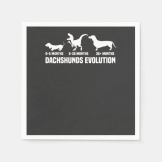 Serviette En Papier Dachshund Evolutions