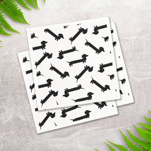 Serviette En Papier Dachshund Lover fête d'anniversaire mignonne