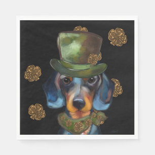 Serviette En Papier Dachshund ou teckel