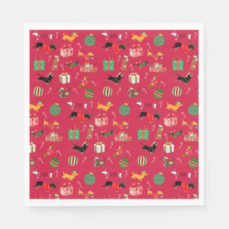 Serviette En Papier Dachshund Papier de vacances serviettes