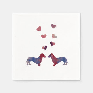 Serviette En Papier Dachshunds