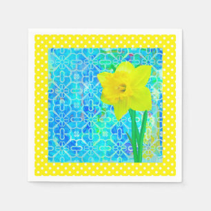 Serviette En Papier Daffodil Sunshine