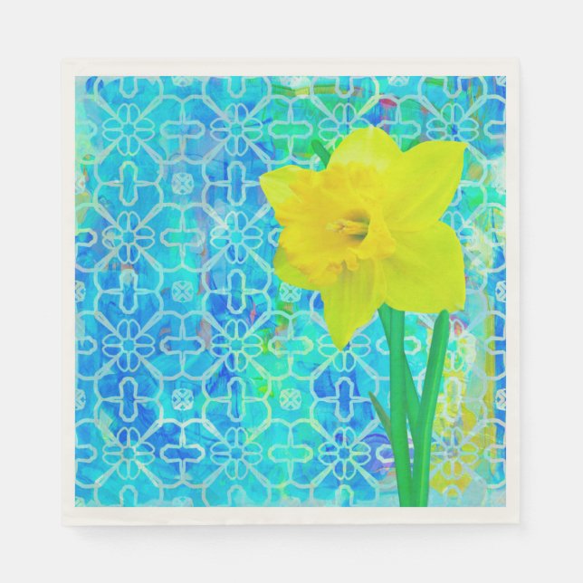 Serviette En Papier Daffodile (Devant)