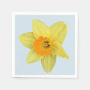 Serviette En Papier Daffodique de printemps jaune