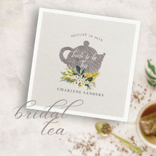 Serviette En Papier Daisées d'été Floral Floral Bridal Tea