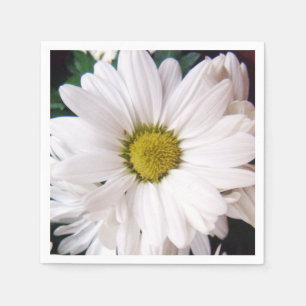 Serviette En Papier *Daisy* Cocktail Party Napkins