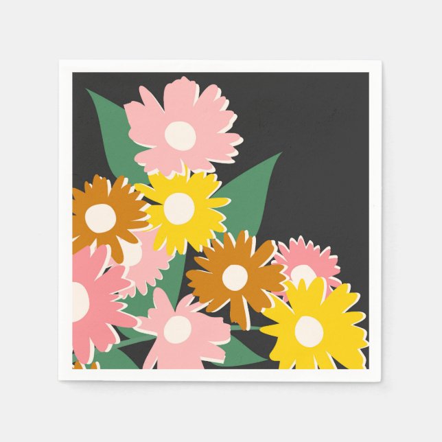 Serviette En Papier Daisy Delight (Devant)