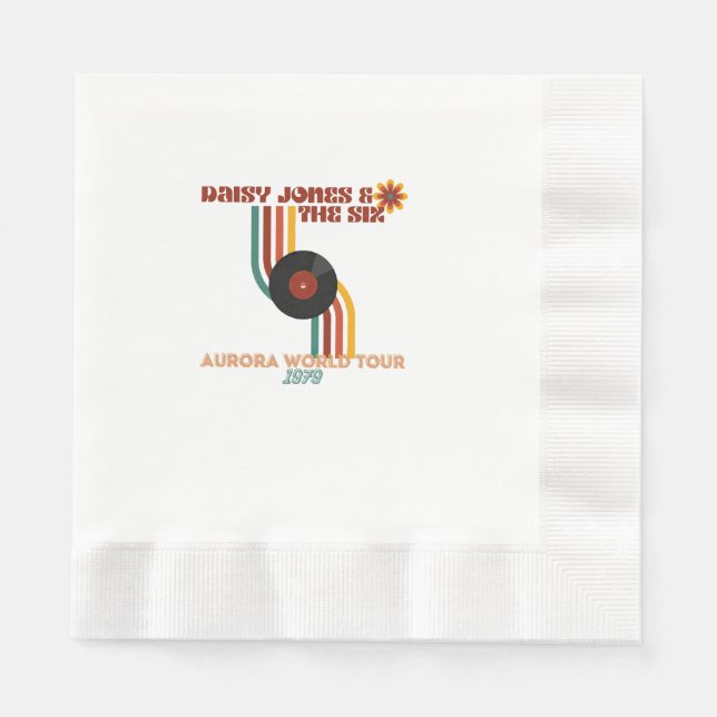 Serviette En Papier Daisy Jones The Six  (Devant)