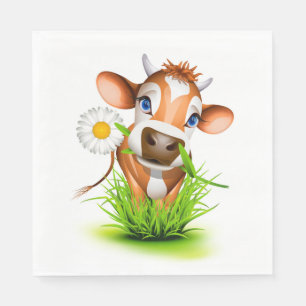 Serviette En Papier Daisy La Vache Luncheon Papier serviettes