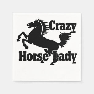 Serviette En Papier Dame du Crazy Horse