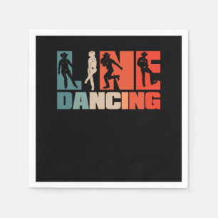 Serviette En Papier Dancing Vintage Western