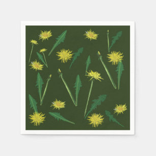 Serviette En Papier Dandelions
