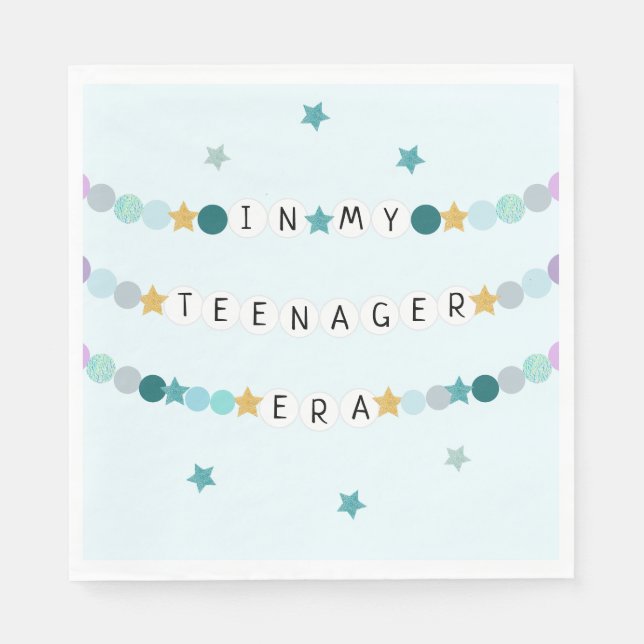 Serviette En Papier Dans Mon Bracelet D'Amitié Fête D'Anniversaire (Devant)